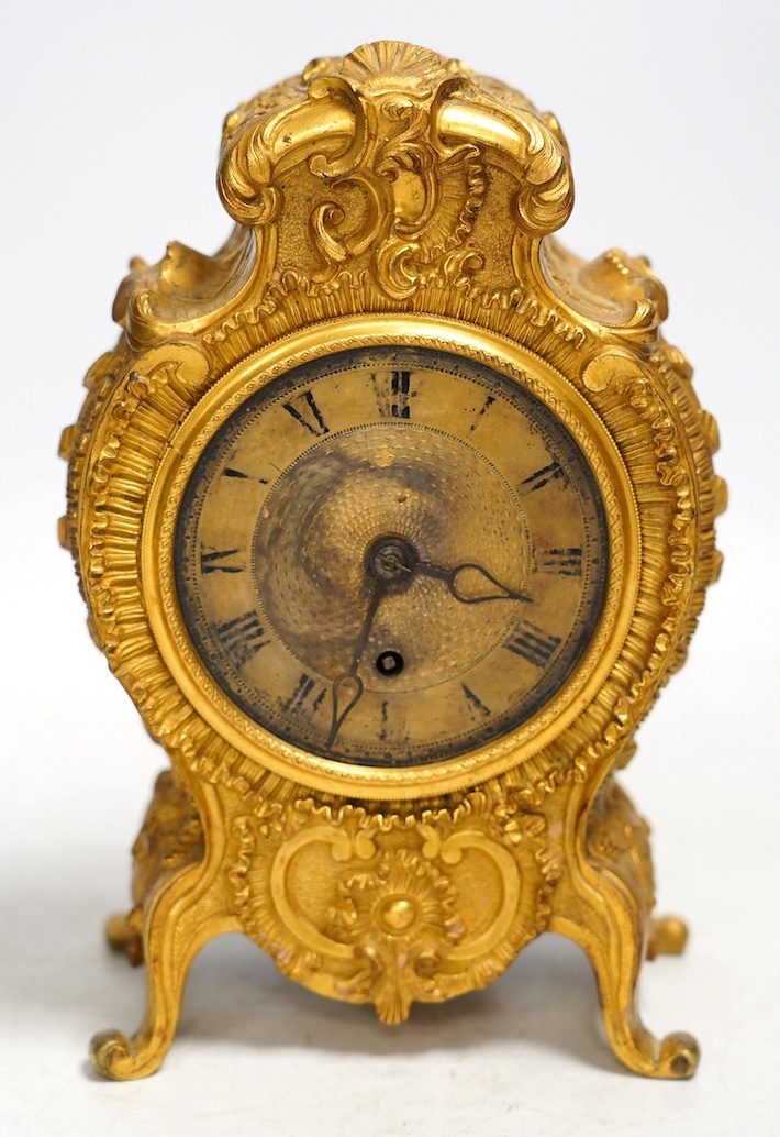 J. Lamb, 86 Newman Street. A William IV ormolu mantel timepiece